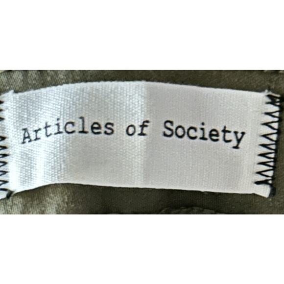 Articles of Society Mid-Rise Stretch Green Skinny Jeans Women's 29X29 - Picture 7 of 9